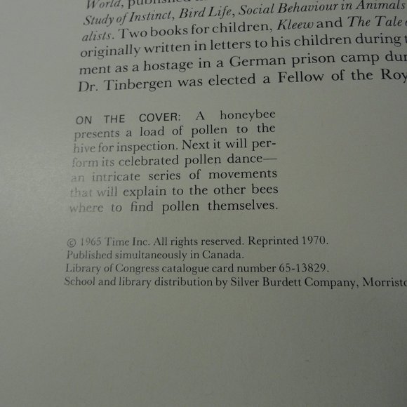 VtgLife Nature Librat 1965 Animal Behavior Illustrated Book~Cool Pics - Picture 2 of 5